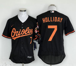 Nike Baltimore Orioles #7 Jackson Holliday Black Flexbase Authentic Stitched MLB Jersey
