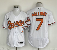 Nike Baltimore Orioles #7 Jackson Holliday White Flexbase Authentic Stitched MLB Jersey