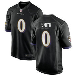 Nike Baltimore Ravens #0 Roquan Smith Black Vapor Untouchable Authentic Stitched NFL Jersey