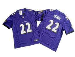 Nike Baltimore Ravens #22 Derrick Henry Purple F.U.S.E. Authentic Stitched NFL Jersey