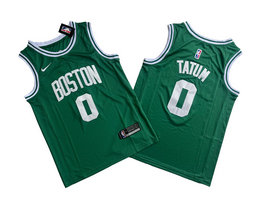 Nike Boston Celtics #0 Jayson Tatum Green Authentic Stitched NBA jerseys