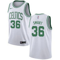 Nike Boston Celtics #36 Marcus Smart White Game Authentic Stitched NBA jersey