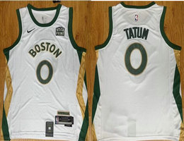 Nike Boston Celtics #0 Jayson Tatum 2024 City With Advertising Authentic Stitched NBA Jersey