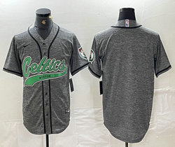 Nike Boston Celtics Blank Hemp grey Joint Authentic Stitched baseball jersey
