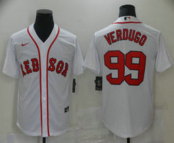 Nike Boston Red Sox #99 Alex Verdugo White Game Authentic stitched MLB jersey