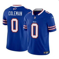 Nike Buffalo Bills #0 Keon Coleman Blue F.U.S.E Authentic Stitched NFL Jersey