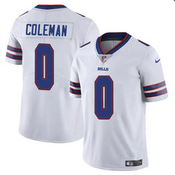 Nike Buffalo Bills #0 Keon Coleman White Vapor Untouchable Authentic Stitched NFL Jersey