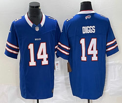 Nike Buffalo Bills #14 Stefon Diggs Blue 2023 F.U.S.E Authentic Stitched NFL Jersey