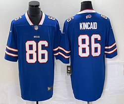 Nike Buffalo Bills #86 Dalton Kincaid Blue Vapor Untouchable Authentic Stitched NFL Jersey