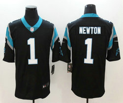 Nike Carolina Panthers #1 Cam Newton Black Vapor Untouchable Authentic stitched NFL jersey
