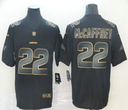 Nike Carolina Panthers #22 Christian McCaffrey Black Gold Vapor Untouchable Authentic Stitched NFL jersey