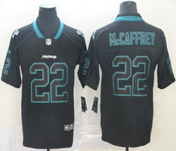 Nike Carolina Panthers #22 Christian McCaffrey Lights Out Vapor Untouchable Authentic Stitched NFL jersey