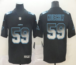 Nike Carolina Panthers #59 Luke Kuechly Black Smoke Fashion Vapor Untouchable Authentic Stitched NFL jersey