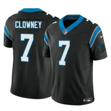 Nike Carolina Panthers #7 Jadeveon Clowney Black 2024 F.U.S.E. Authentic Stitched NFL Jersey