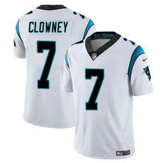 Nike Carolina Panthers #7 Jadeveon Clowney White Vapor Untouchable Authentic Stitched NFL Jersey
