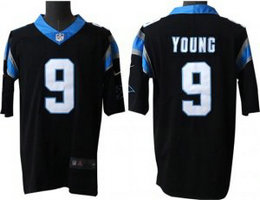 Nike Carolina Panthers #9 Bryce Young Black Vapor Untouchable Authentic Stitched NFL Jersey