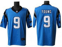 Nike Carolina Panthers #9 Bryce Young Blue Vapor Untouchable Authentic Stitched NFL Jersey