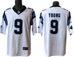 Nike Carolina Panthers #9 Bryce Young White Vapor Untouchable Authentic Stitched NFL Jersey