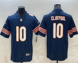 Nike Chicago Bears #10 Chase Claypool Blue Vapor Untouchable Authentic Stitched NFL Jersey