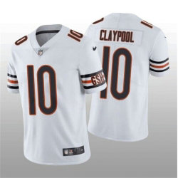 Nike Chicago Bears #10 Chase Claypool White Vapor Untouchable Authentic Stitched NFL Jersey