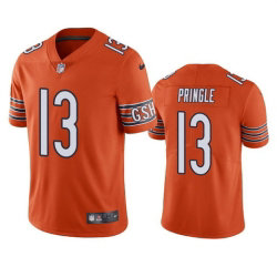 Nike Chicago Bears #13 Byron Pringle Orange Vapor Untouchable Authentic Stitched NFL Jersey