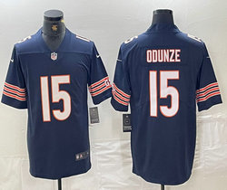 Nike Chicago Bears #15 Rome Odunze Blue Vapor Untouchable Authentic Stitched NFL Jersey