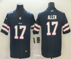 Nike Buffalo Bills #17 Josh Allen Blue Inverted Legend Vapor Untouchable Authentic Stitched NFL jersey