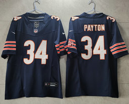 Nike Chicago Bears #34 Walter Payton Navy 2023 F.U.S.E. Vapor Untouchable Stitched Football Jersey