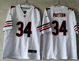 Nike Chicago Bears #34 Walter Payton White 2023 F.U.S.E Authentic Stitched NFL Jersey