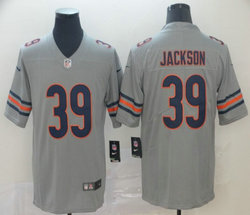 Nike Chicago Bears #39 Eddie Jackson Grey Inverted Legend Vapor Untouchable Authentic Stitched NFL jersey