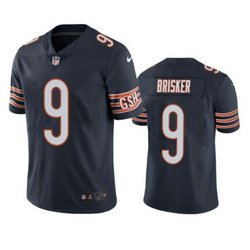 Nike Chicago Bears #9 Jaquan Brisker Blue Vapor untouchable Authentic stitched NFL jersey