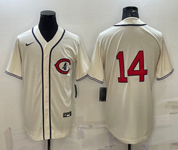 Nike Chicago Cubs #14 Ernie Banks 2022 Cream Field Of Dreams Authentic Stitched MLB jersey