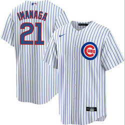 Nike Chicago Cubs #21 Shōta Imanaga White Game Authentic Stitched MLB Jersey