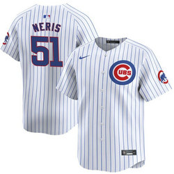 Nike Chicago Cubs #51 Héctor Neris White Game Authentic Stitched MLB Jersey
