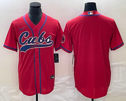 Nike Chicago Cubs Blank red Joint Authentic Stitched NBA Jersey