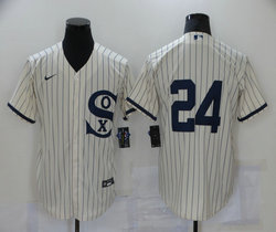 Nike Chicago White Sox #24 Yasmani Grandal 2021 Field of Dreams Game Authentic Stitched MLB Jersey