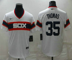 Nike Chicago White Sox #35 Frank Thomas White Pullover Game Authentic Stitched MLB Jersey
