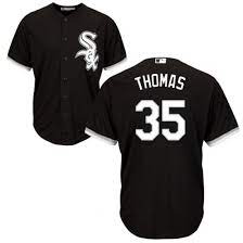 Nike Chicago White Sox #35 Frank Thomas black jersey