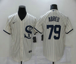 Nike Chicago White Sox #79 Jose Abreu With Name 2021 Field of Dreams Game Authentic Stitched MLB Jersey