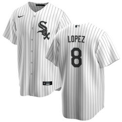 Nike Chicago White Sox #8 Nicky Lopez Game Authentic Stitched MLB Jersey