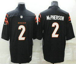 Nike Cincinnati Bengals #2 Evan McPherson Black Vapor Untouchable Authentic Stitched NFL jersey
