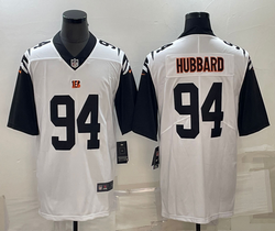 Nike Cincinnati Bengals #94 Sam Hubbard White Rush Authentic Stitched NFL Jersey