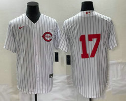 Nike Cincinnati Reds #17 Stuart Fairchild White Field of Dreams Authentic Stitched MLB jersey
