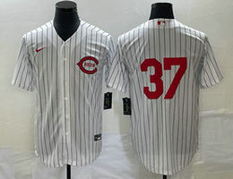 Nike Cincinnati Reds #37 Tyler Stephenson White Field of Dreams Authentic Stitched MLB jersey