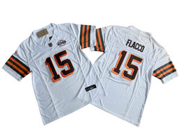 Nike Cleveland Browns #15 Joe Flacco White Throwback F.U.S.E. Authentic Stitched NFL Jerseys