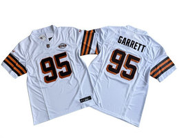 Nike Cleveland Browns #95 Myles Garrett 1946 White 2023 F.U.S.E. Authentic Stitched NFL Jersey