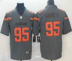 Nike Cleveland Browns #95 Myles Garrett Grey Inverted Legend Vapor Untouchable Authentic Stitched NFL jersey (2)
