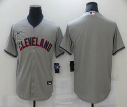 Nike Cleveland Indians #Blank Gray Game Authentic Stitched MLB Jersey