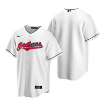 Nike Cleveland Indians #Blank White Game Authentic Stitched MLB Jersey