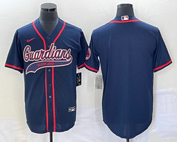 Nike Cleveland Indians Blank Navy Joint baseball jersey